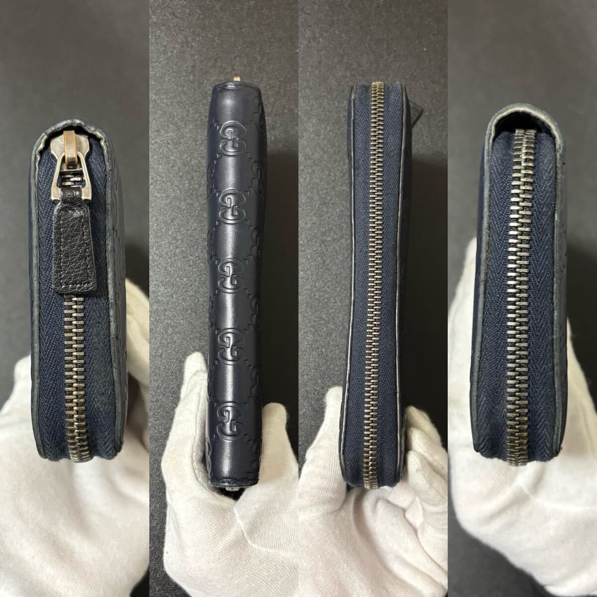 s31 GUCCI グッチ 長 財布 ジップ アラウンド ウォレット ラウンド