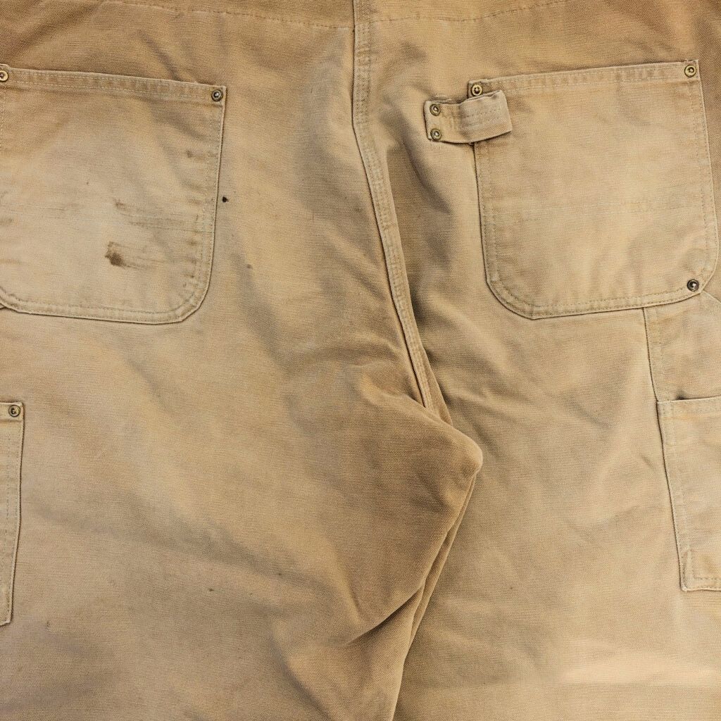 メンズ Carhartt カーハート ダック ダブルニー ビブオーバーオール