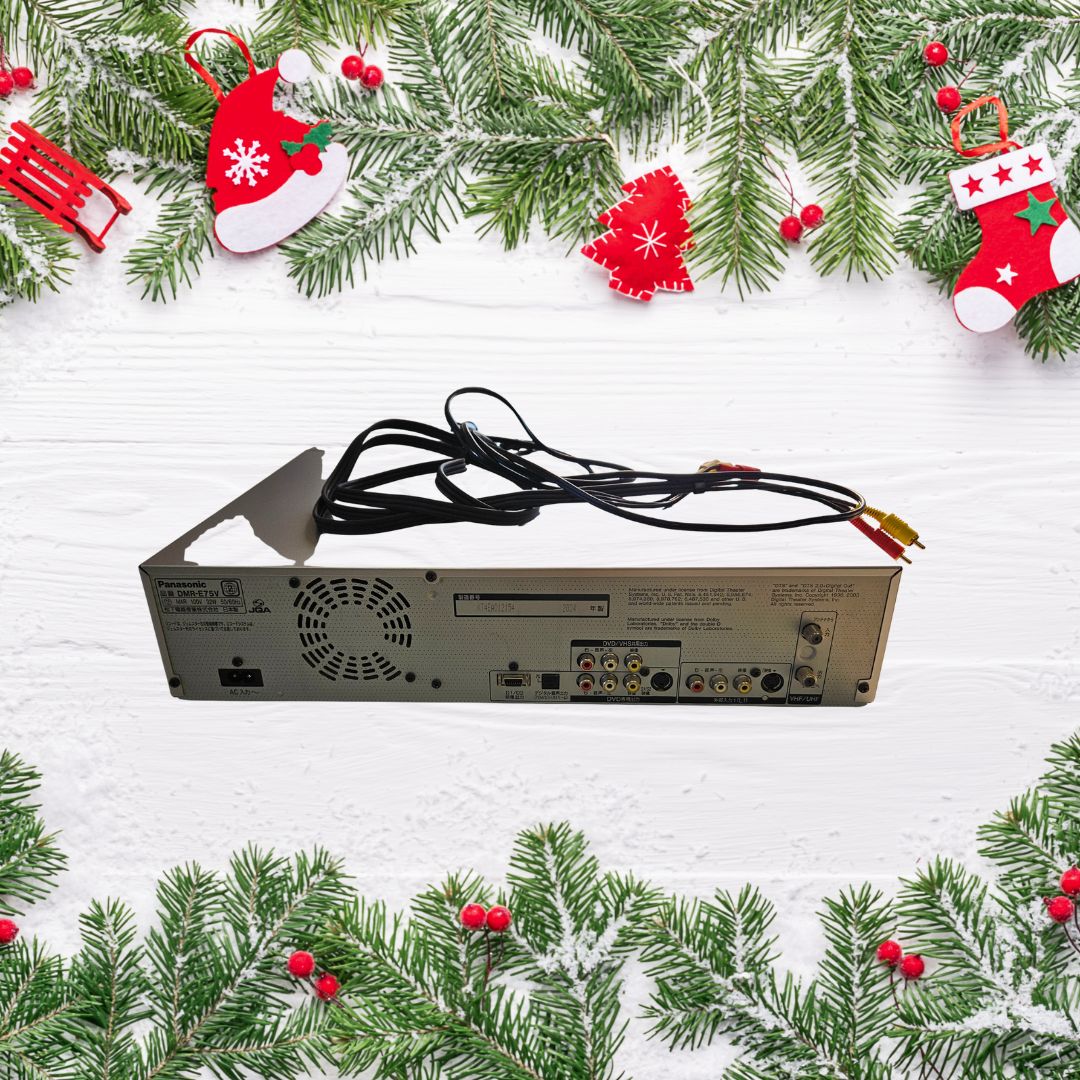 動作確認済】Panasonic DMR-E75V DVD/VHS一体型レコーダー VHS→DVD