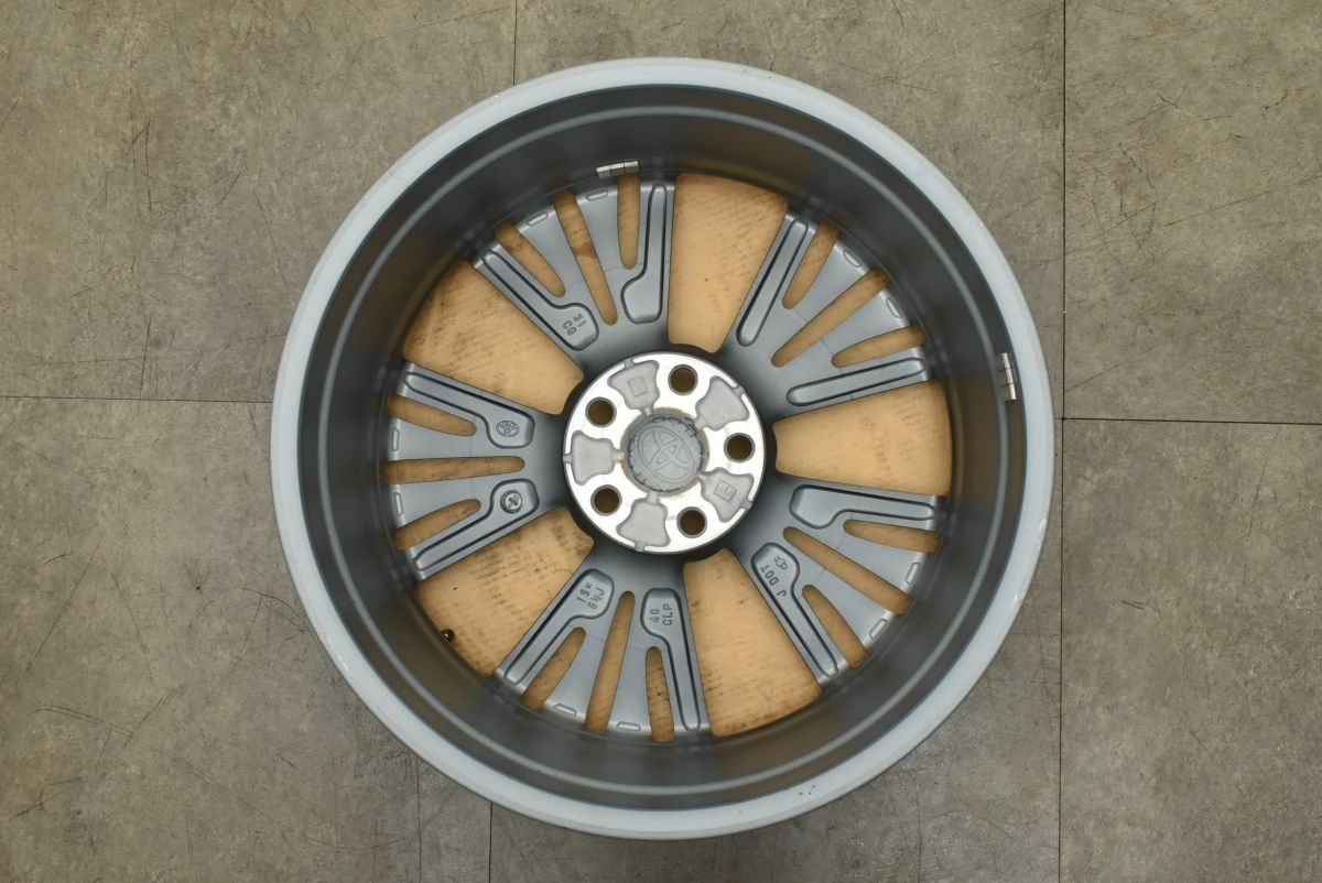 新車外し 美品】トヨタ 60 プリウス Zグレード 純正 19in 6.5J +40