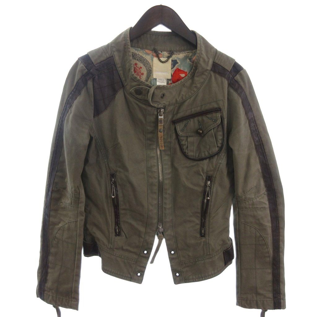 ディーゼル DIESEL セットアップ ライダースジャケット ハーフパンツ