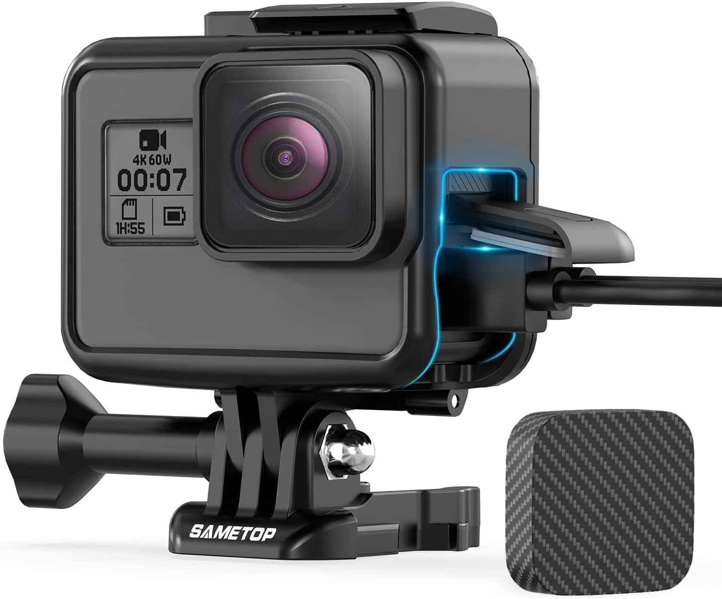 GoPro silver7 一部部品付き Sametop GoPro Hero 7/ 6/ 5/ Hero (2018)カメラに適用 gopro保護