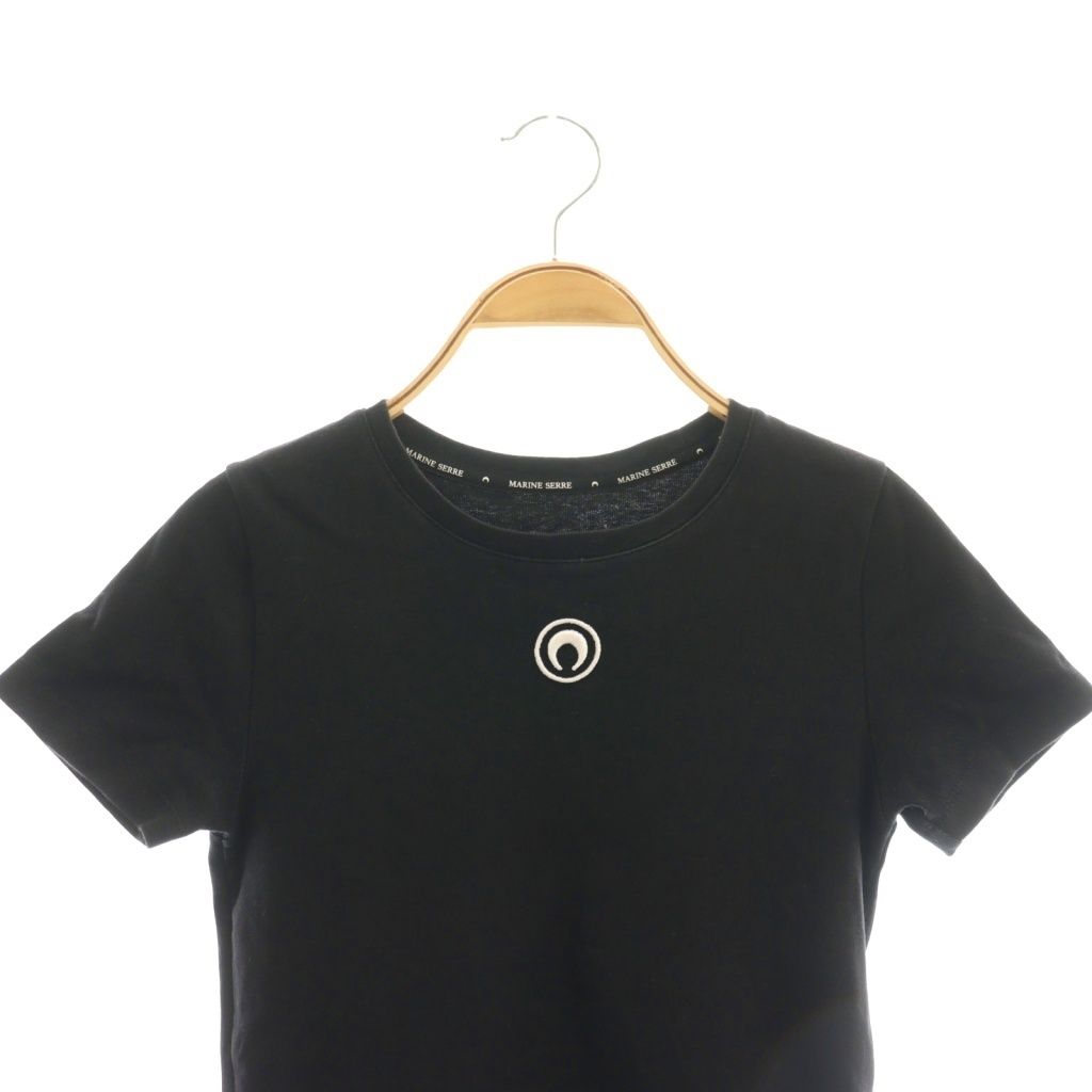 マリーンセル MARINE SERRE カットソー Tシャツ M ブラック 黒 /CX
