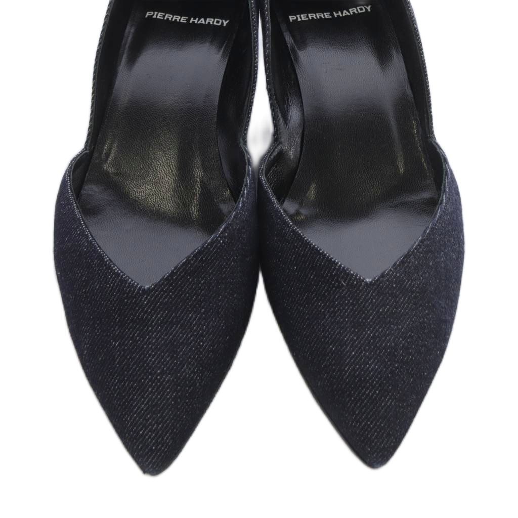 ピエールアルディ PIERRE HARDY デニム パンプス ウェッジソール