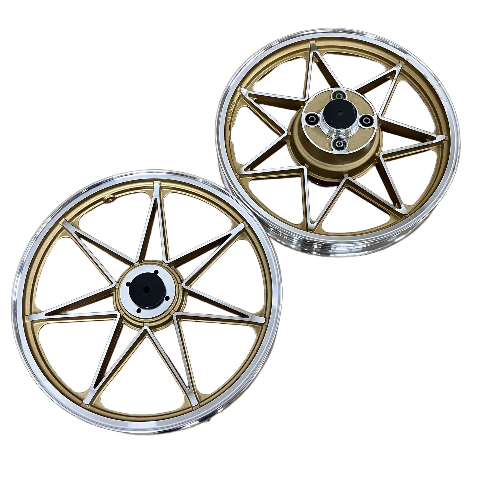 新品未使用セブンスターキャストホイールCB400F CB400N CB400T ホンダ CB400F用 キャストホイール セブンスターキャスト ゴールド