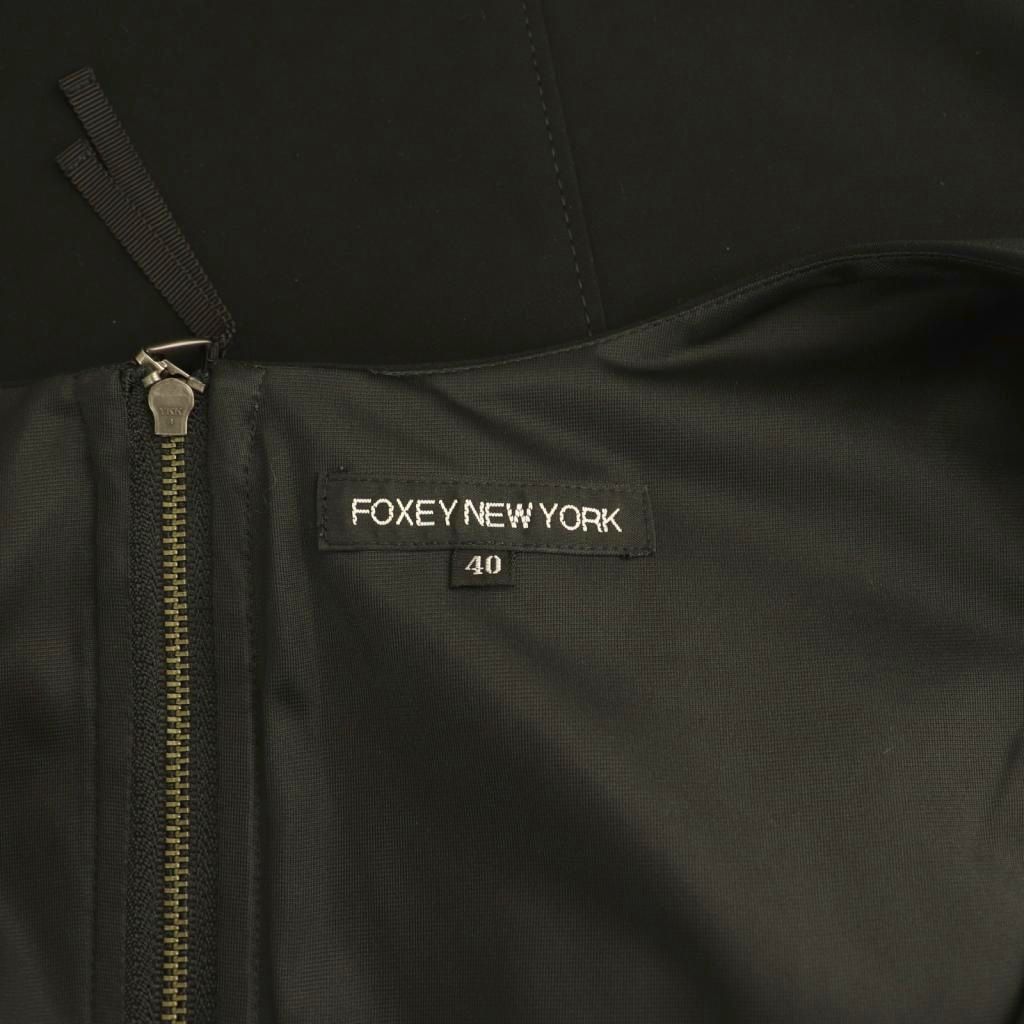 フォクシーニューヨーク FOXEY NEW YORK ノースリーブワンピース 40  