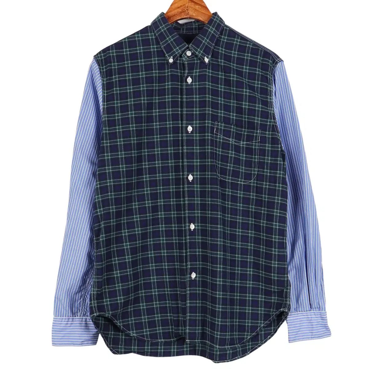 コム デ ギャルソン オム CHECK シャツ M k 1583