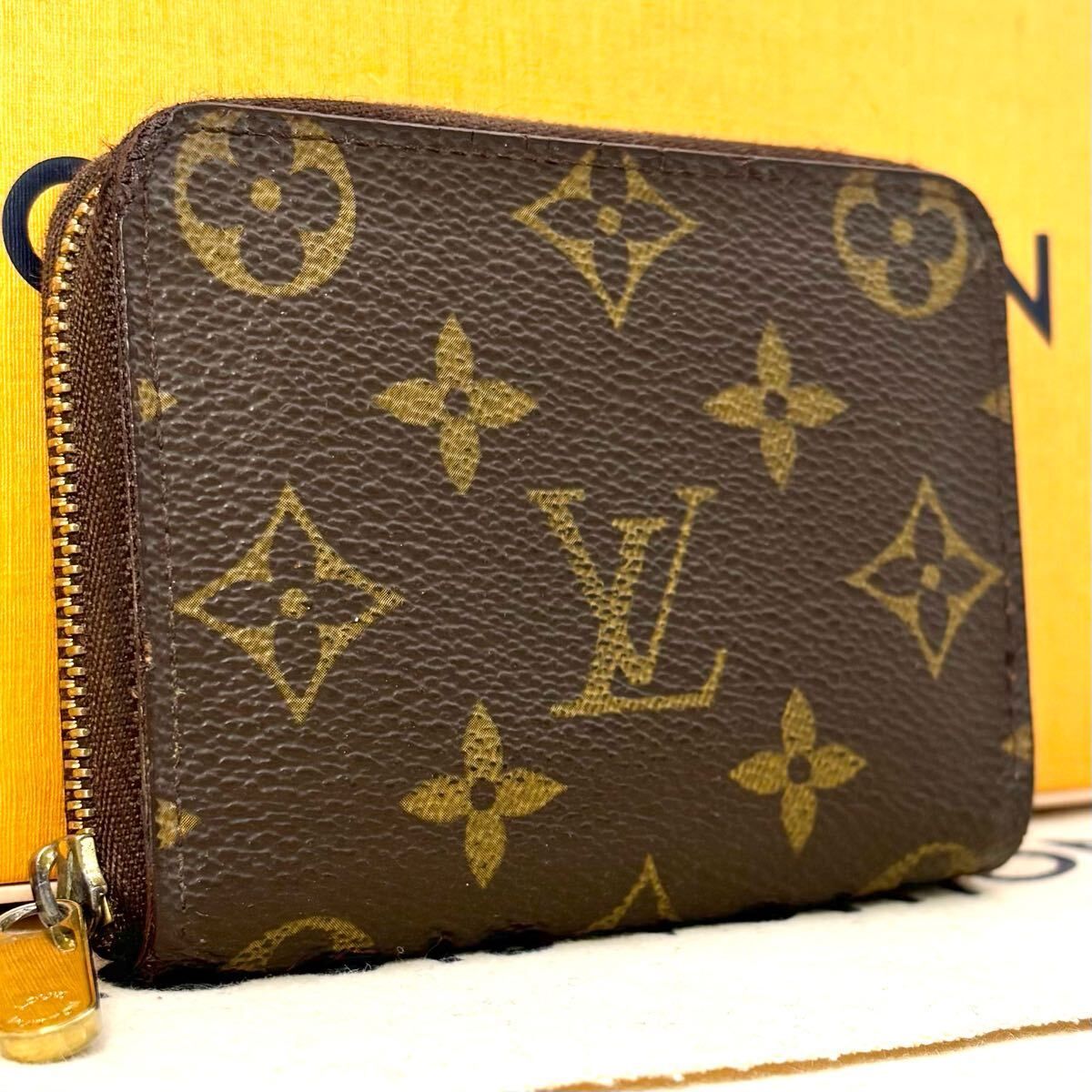 ｍ29 ジッピー コインパース Louis Vuitton ルイ ヴィトン 短 財布 コインケース カードケース 小銭入れ ジップ アラウンド ミニ コンパクト ウォレット ラウンド ファスナー モノグラム