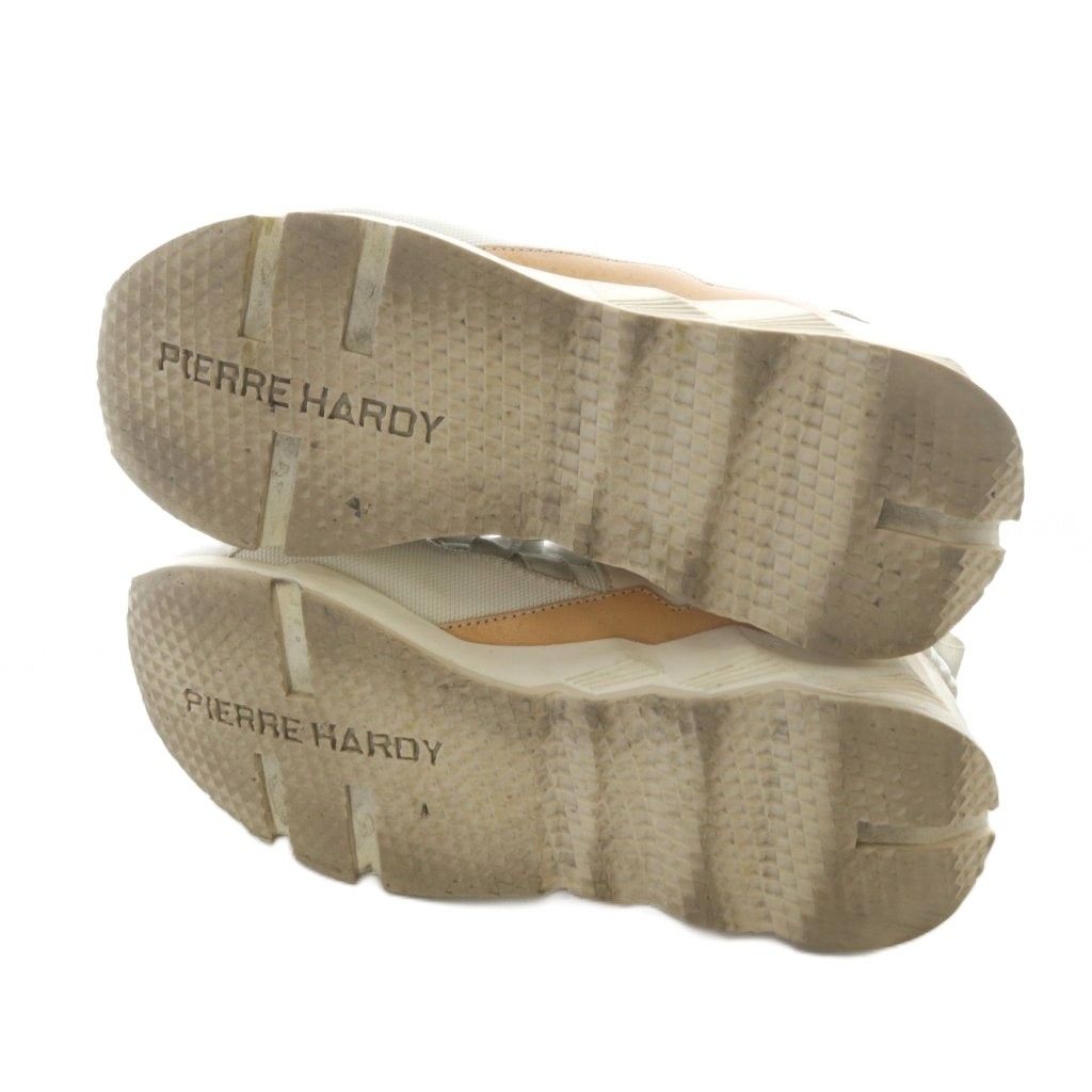 【中古】ピエールアルディ PIERRE HARDY スニーカー 切替 37 ライトグレー /SR ■GY57 レディース ピエールアルディ PIERRE HARDY スニーカー 切替 37 ライトグレー