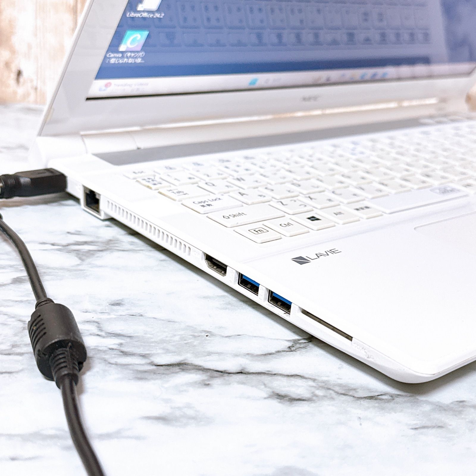 NEC LAVIE 高性能i7＆爆速SSD500GB/メモリ16GB✨カメラ付き 初期設定