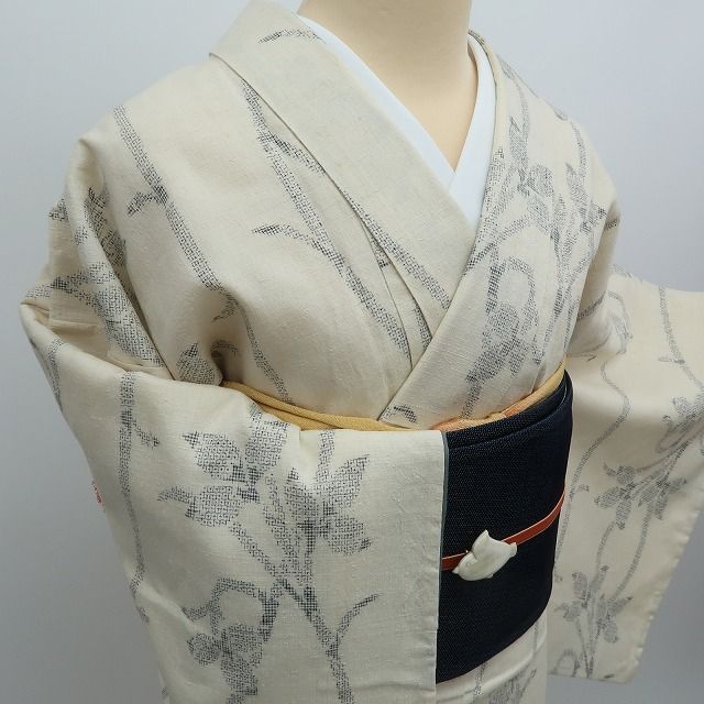 手縫い仕立て 真綿結城紬