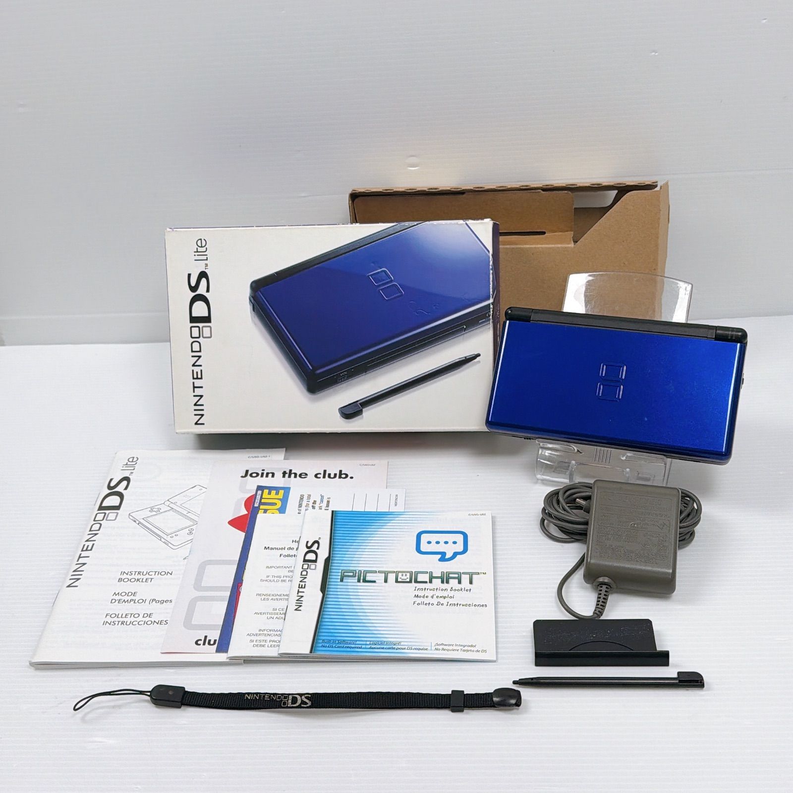 DS Lite コバルトブラック 北米版 遊べるセット Nintendo ニンテンドー dslite 任天堂