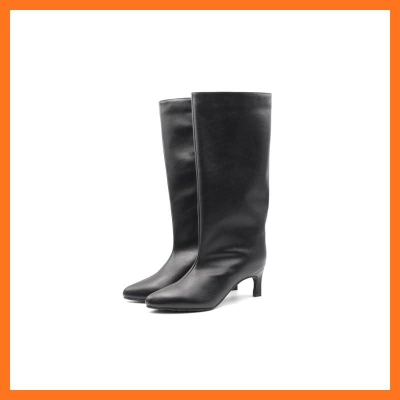 セスト 長すぎないけど美脚 絶妙 ンス ロングブーツ レディース S ブラック dnb 1203-BLKPU-S