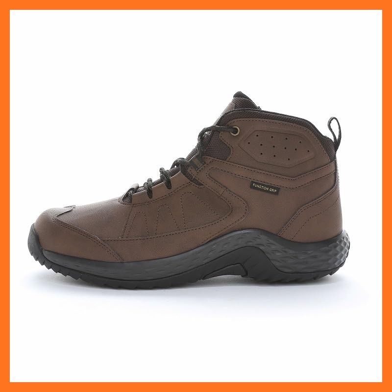 スノーブーツ メンズ ファスナー付 防寒 防水 防滑 サプリスト ファンクショングリップ SPLT FGM 102 ブラウン 26.5 cm