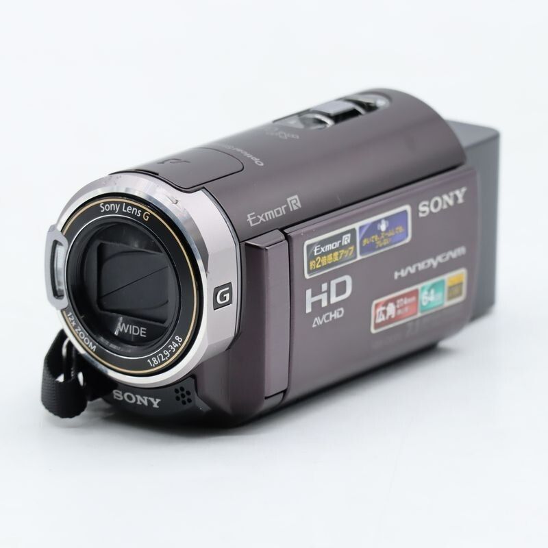 SONY デジタルHDビデオカメラレコーダー CX 370 V ボルドーブラウン HDR T