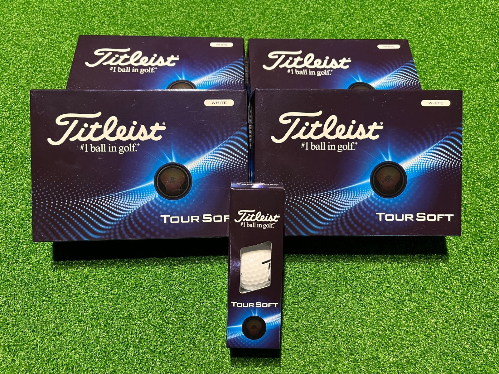 在庫処分 アウトレット品 Titleist Tour Soft 4ダース 1スリーブ