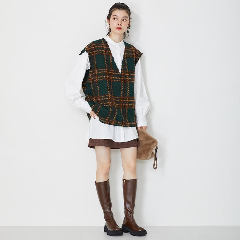 厚底ストレッチロングブーツ|31508