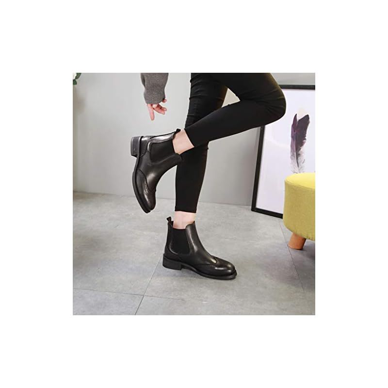 ウィングチップ チェルシーブーツ