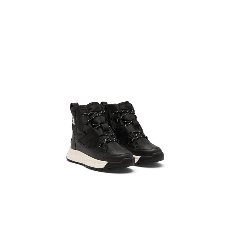  ソレル ブーツ KIDS ユース ウィットニー3 ミッド ウォータープルーフ キッズ 23.0 cm Black Sea Salt ブーツ ブーティ キッズシューズ