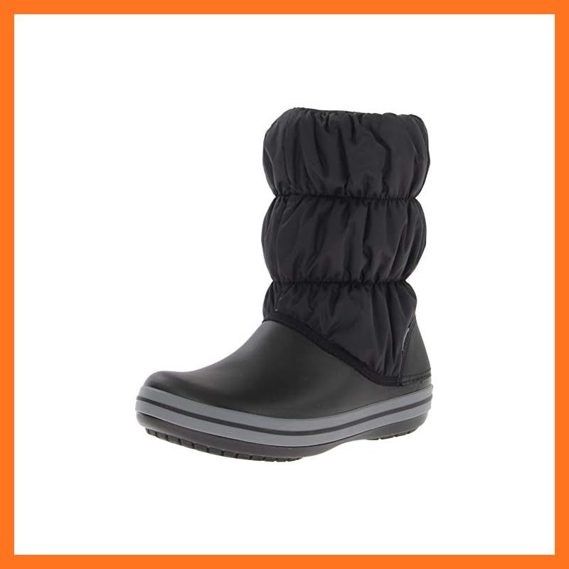 CROCS クロックス ブーツ ウィンター パフブーツ ウィメン レディース ブラック チャコール 21 cm