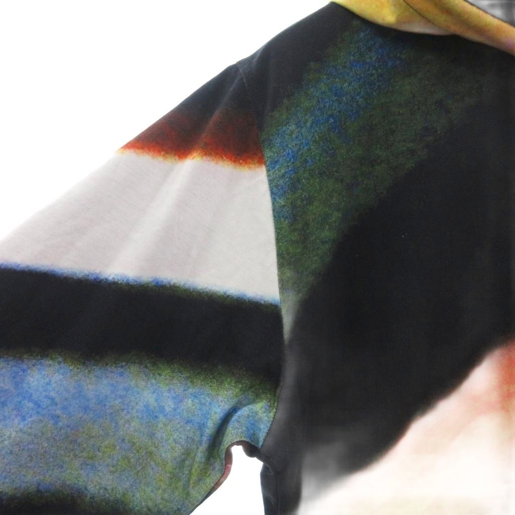 アニエスベー agnes b. 美品 パーカー ジップアップ フーディー アート