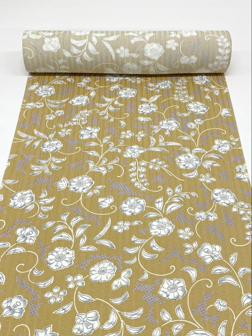 小紋 京友禅 紋意匠 辻ヶ花 正絹 反物 T9175 - メルカリ