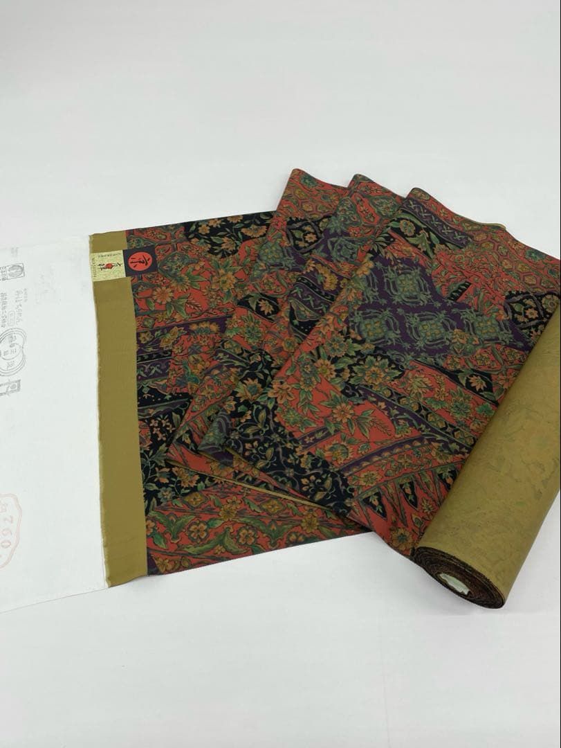 小紋 京友禅 更紗 正絹 反物 T9176 - メルカリ