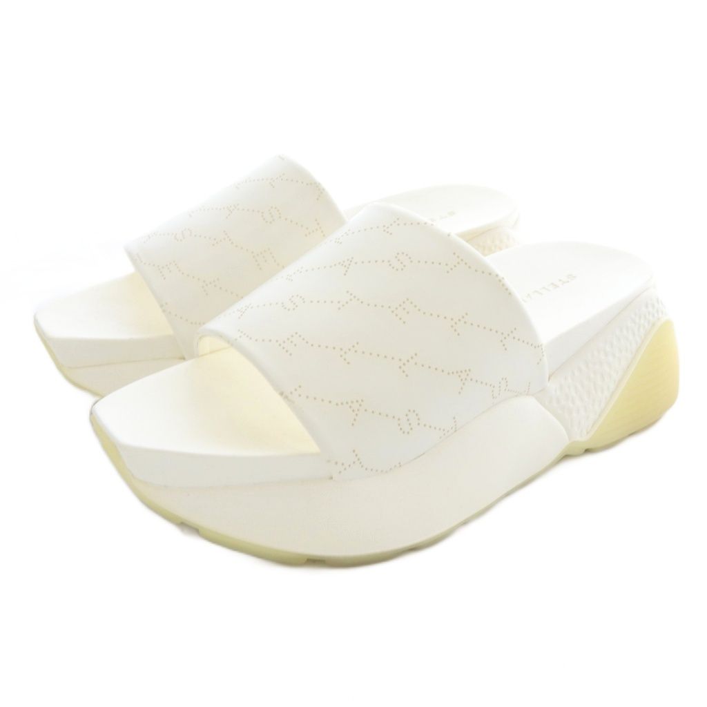 Stella McCartney ホワイトサンダル　サイズ36 ステラマッカートニー STELLA McCARTNEY エクリプス モノグラム