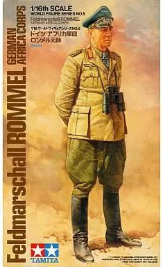 中古】プラモデル 1/16 ドイツ・アメリカ軍団 ロンメル元帥 「ワールド