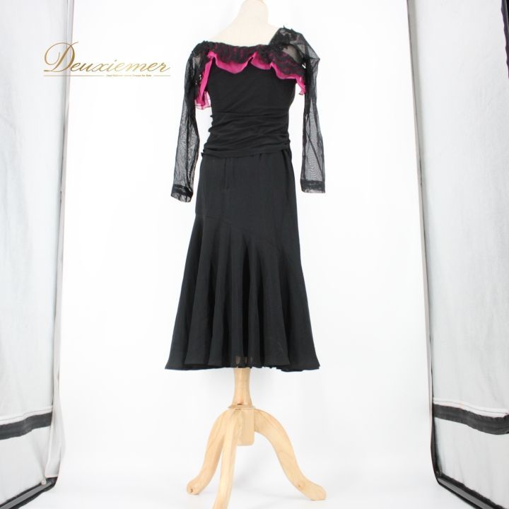 社交ダンス衣装 2点セット 社交ダンス 衣装 スタンダード 上下セット ツーピース レッスンウェア