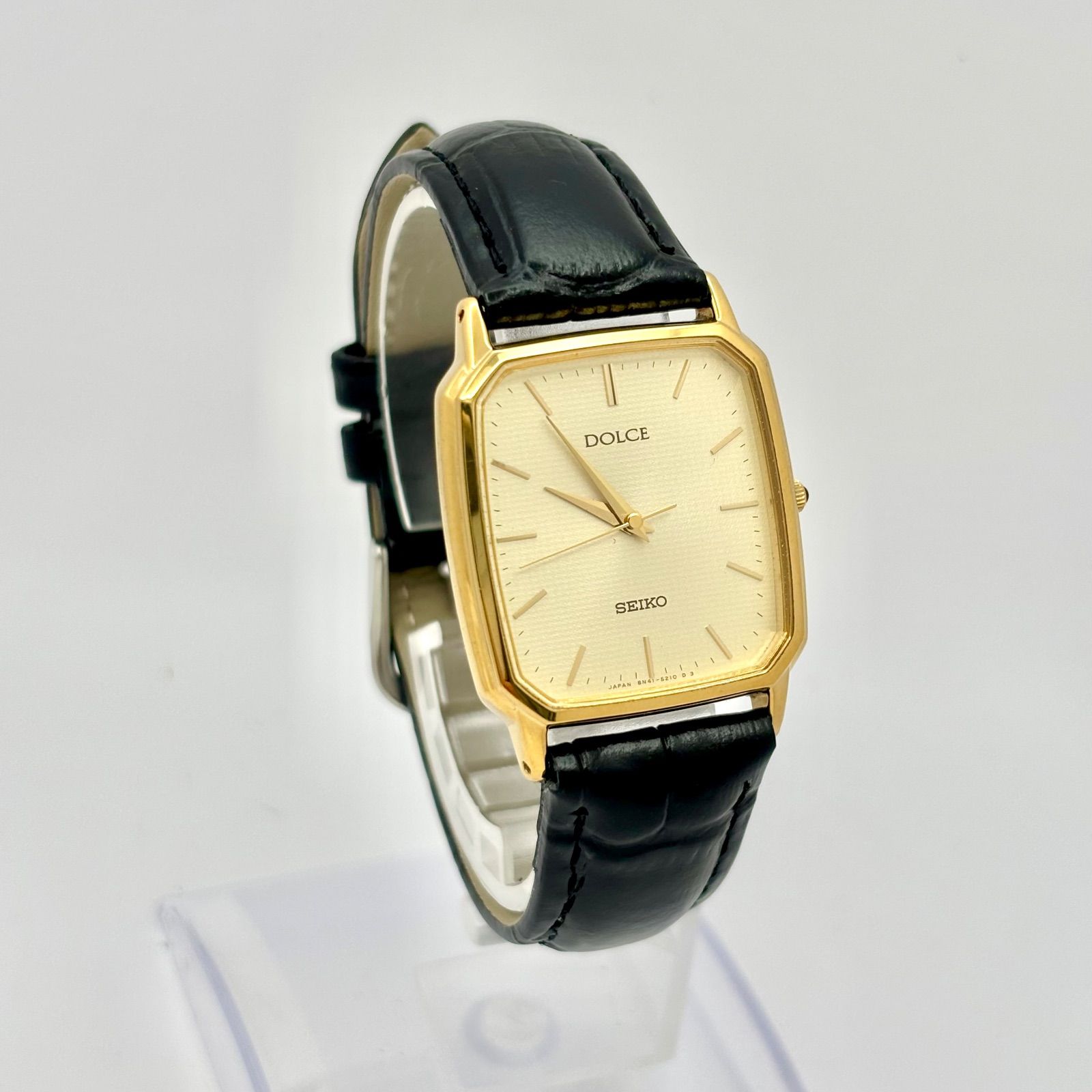 新品電池】SEIKO セイコー DOLCE ドルチェ ゴールド メンズ 腕時計