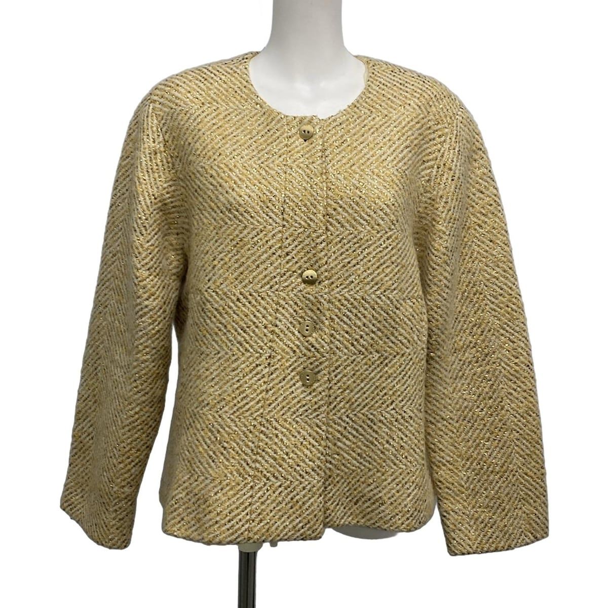 CHANEL(シャネル) ジャケット サイズ46 XL レディース P16174 ベージュ