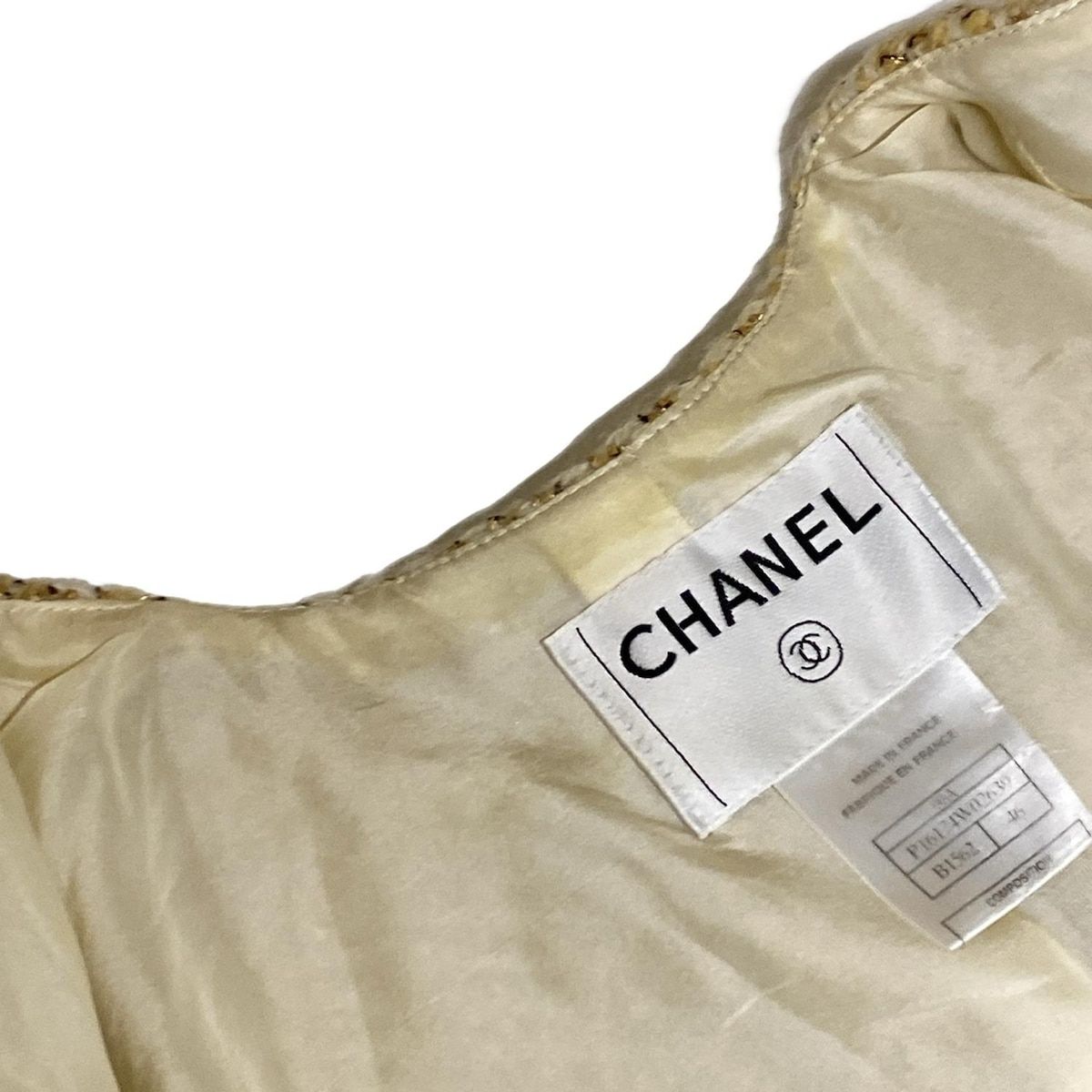 CHANEL(シャネル) ジャケット サイズ46 XL レディース P16174 ベージュ  