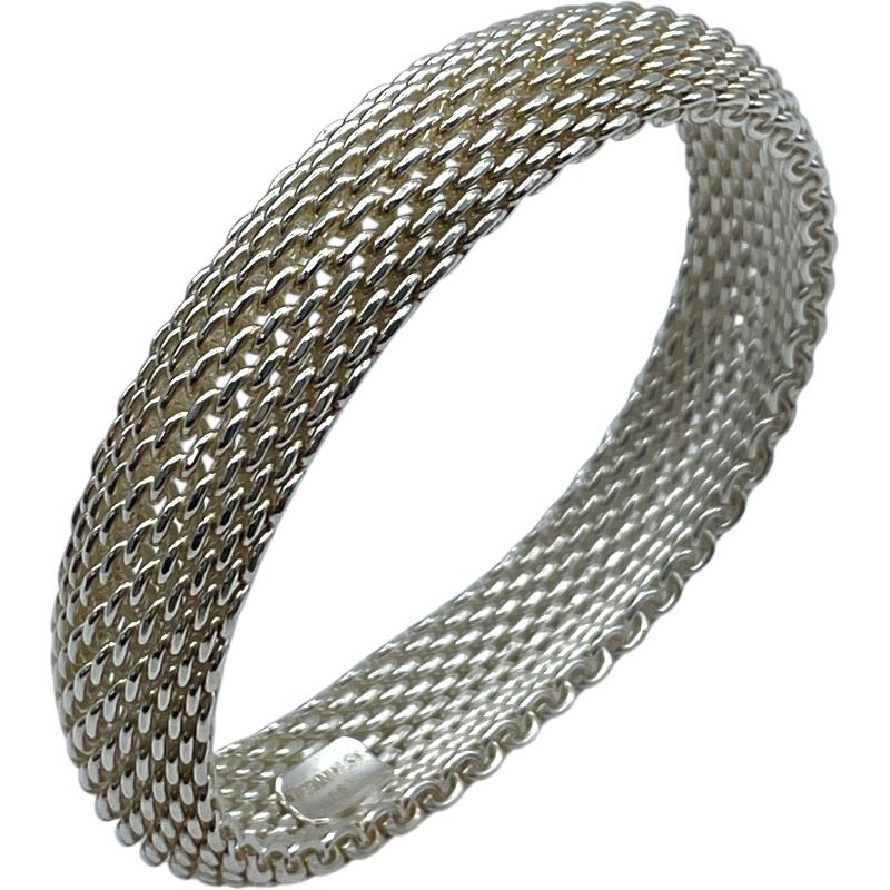 ティファニー TIFFANY＆CO サマセット メッシュ バングル シルバー 925 ジュエリー