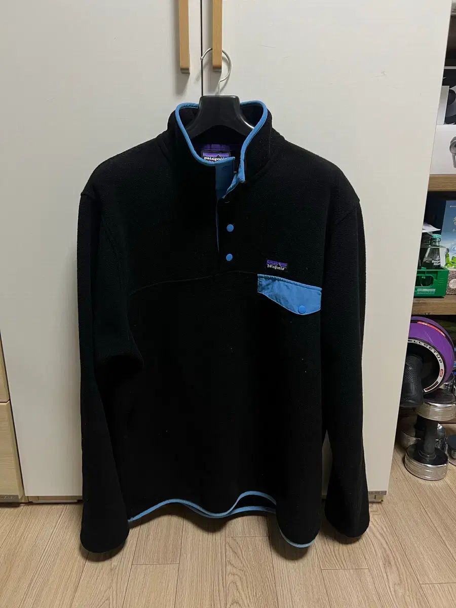 L パタゴニア Synchilla シンチラ ブラック ブルー