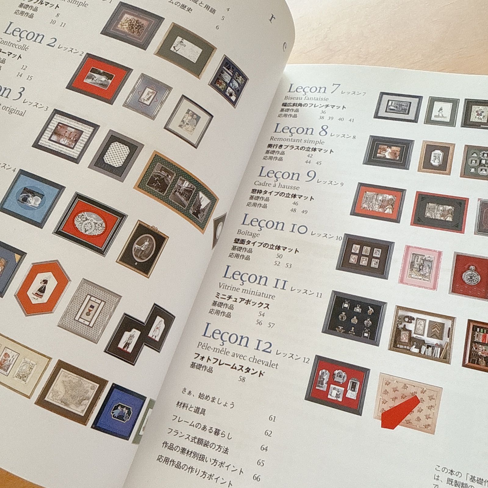 中古】フランス仕立てのフレーミング 自分で仕上げるかんたん額装