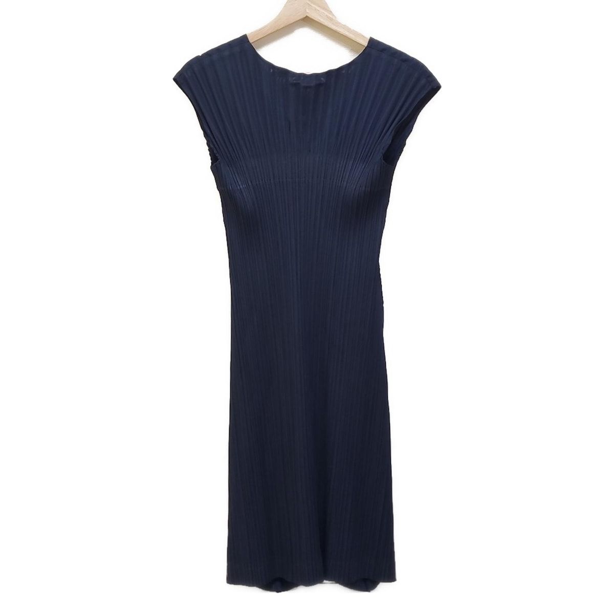 PLEATS PLEASE ノースリーブワンピース　SIZE3 PLEATS PLEASE ワンピース ノースリーブ ブラック サイズ3