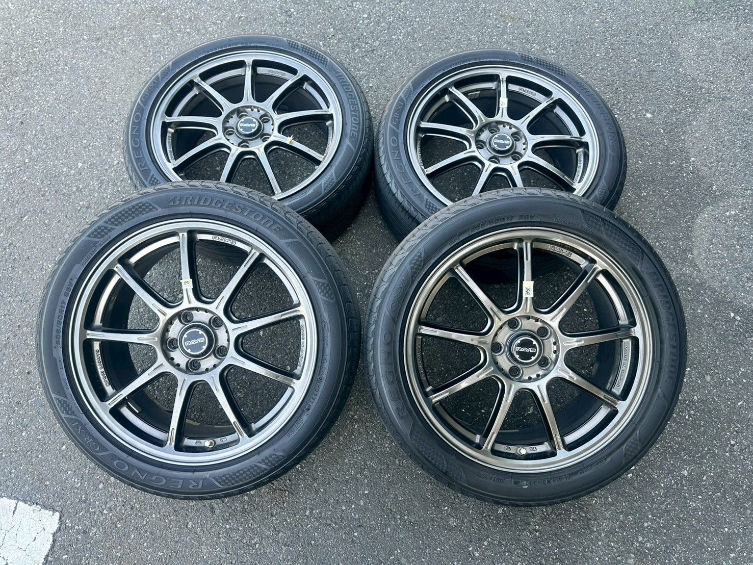 ☆（送料無料）RAYS レイズ グラムライツ 57G 17インチ 7J +50 PCD 100 