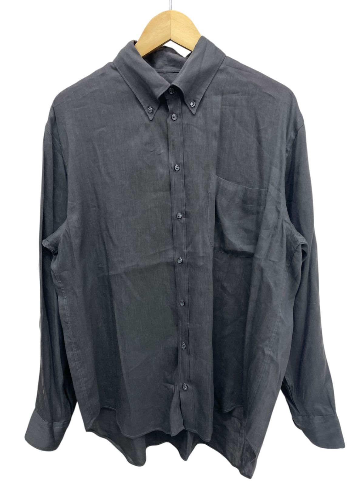 GIORGIO ARMANI (ジョルジオアルマーニ) リネン ボタンダウン 長袖