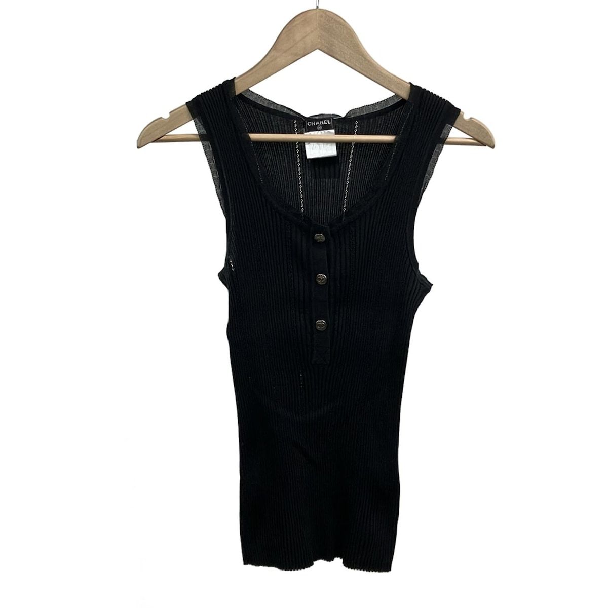 CHANEL(シャネル) ノースリーブセーター サイズ42 L レディース美品