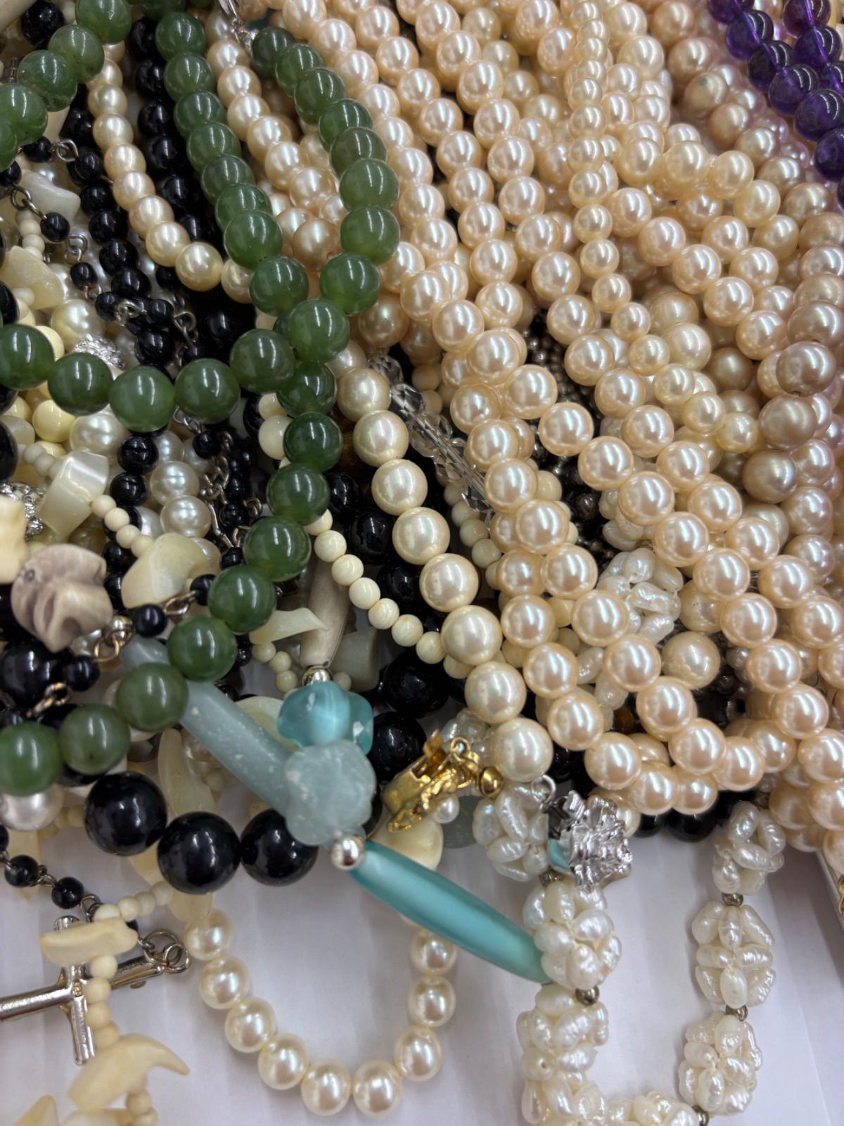 ジャンク品として】イミテーションアクセサリーまとめ 約1500g