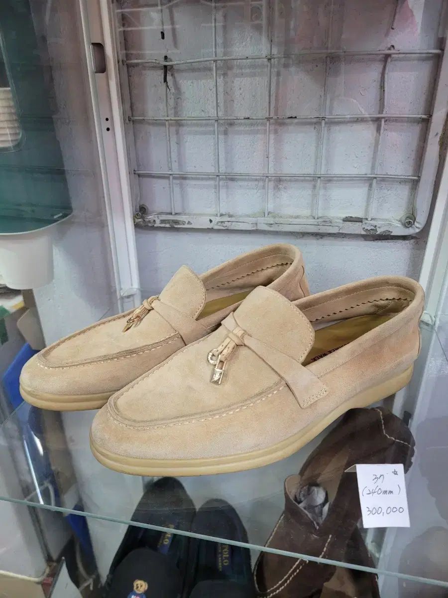 ロロ ピアーナ サマーウォーク スウェード ローファー 37