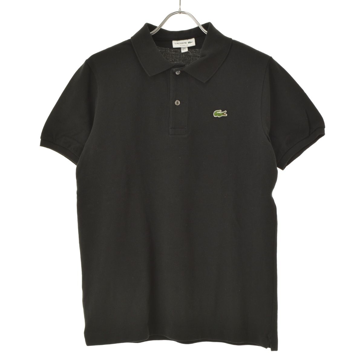 LACOSTE】F8455 CLASSIC FIT ワンポイント刺繍 鹿の子半袖ポロシャツ