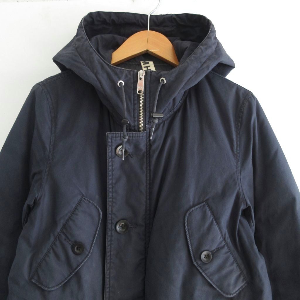 マーガレットハウエル MHL. ダウンモッズコート ジャケット 紺