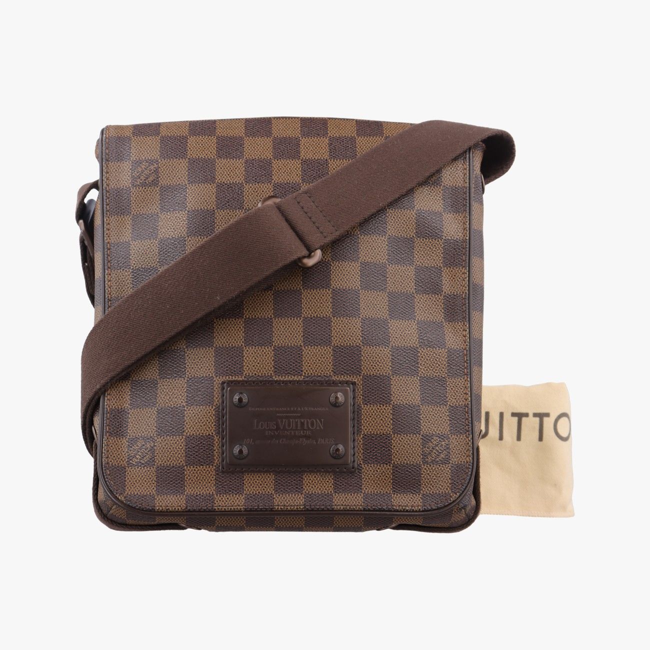 ルイヴィトンLouis VuittonブルックリンPM エベーヌ ダミエキャンバス N 51210 SR 0079