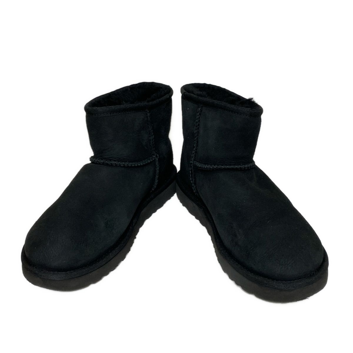 UGG アグ ショートブーツ 23 レディース クラシックミニ2 1016222 黒 ムートン