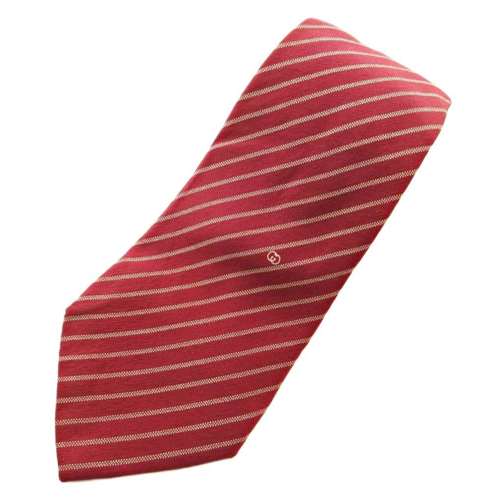 新品 GUCCI 高級シルク ネクタイ GG柄 ドット ボルドー タグ付 新品 GUCCI 高級シルク ネクタイ GG柄 ドット ボルドー タグ付