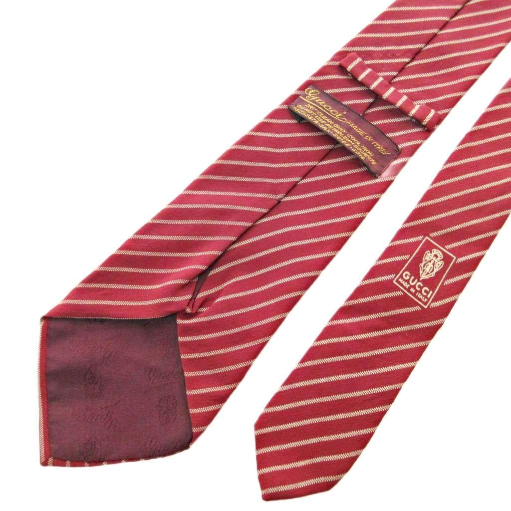 新品 GUCCI 高級シルク ネクタイ GG柄 ドット ボルドー タグ付 新品 GUCCI 高級シルク ネクタイ GG柄 ドット ボルドー タグ付