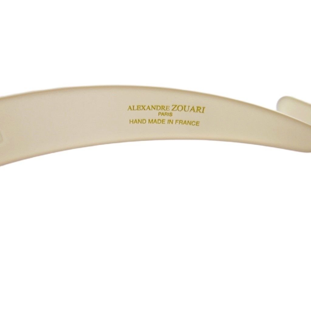 アレクサンドル ズアリ ALEXANDRE ZOUARI 美品 カチューシャ カメリア