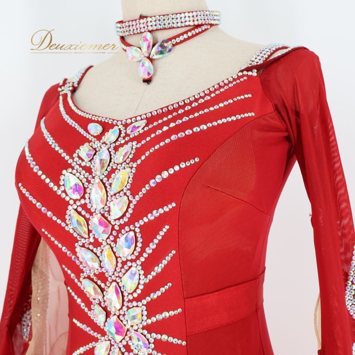 社交ダンス 衣装 スタンダードドレス ドレス スタンダード ワンピース